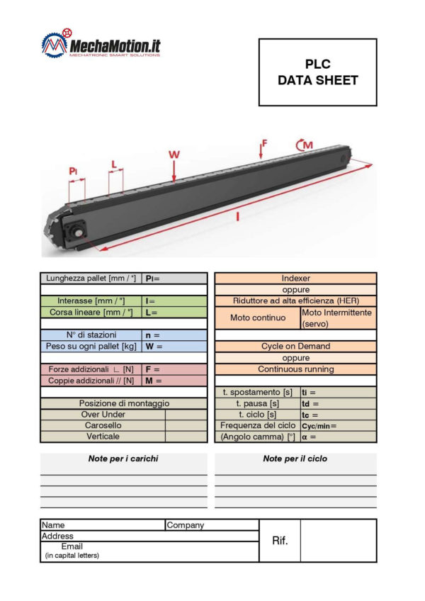 TRASPORTATORI A PALLET DI PRECISIONE